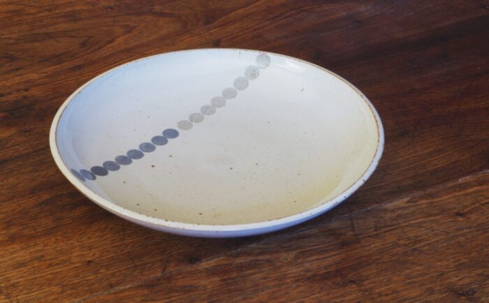large shallow bowl