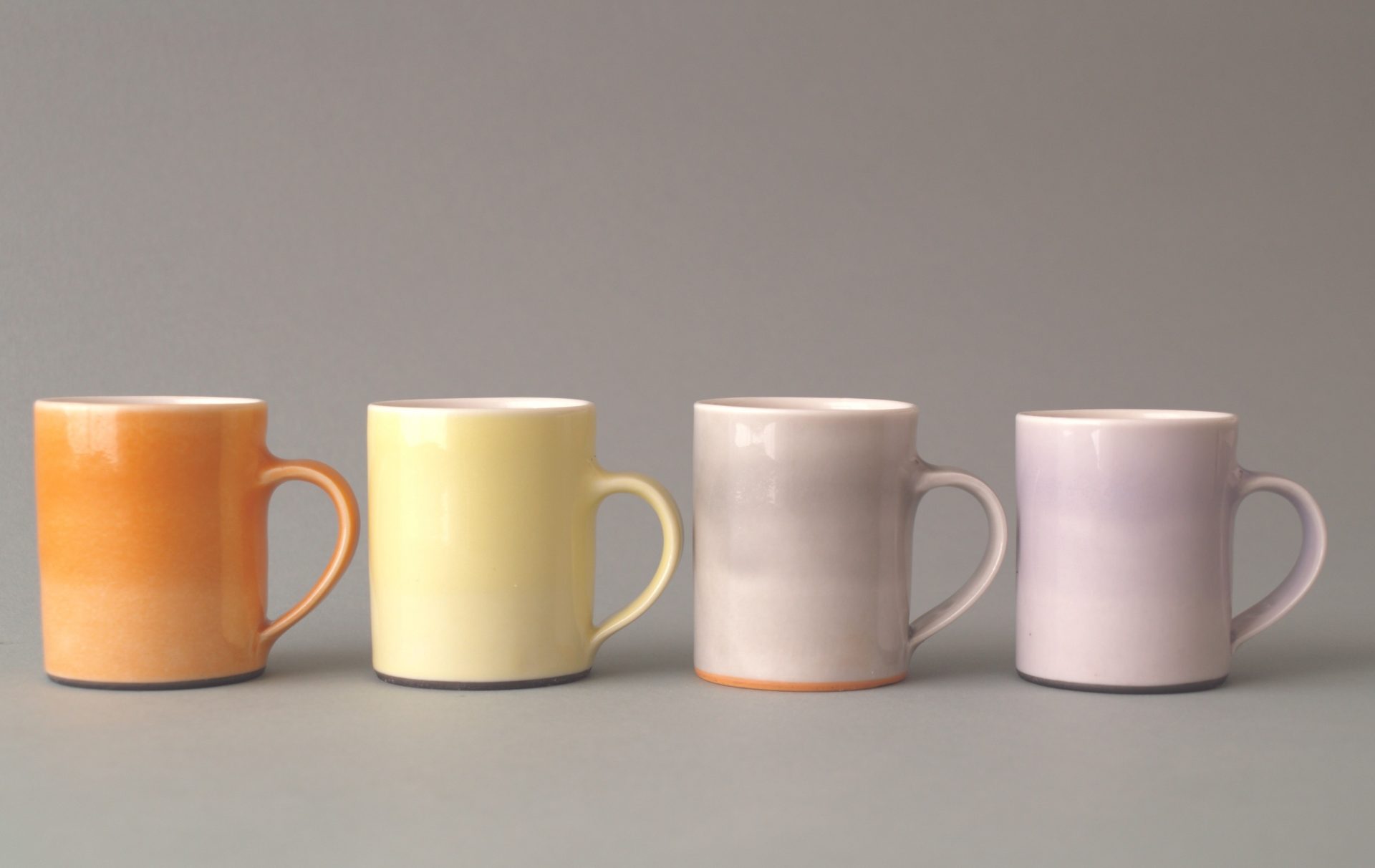 plain glazed espresso mugs