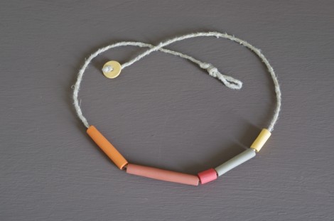 ceramic bead necklace James and Tilla Waters