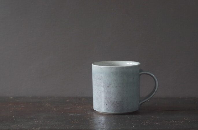 grey "square" mug